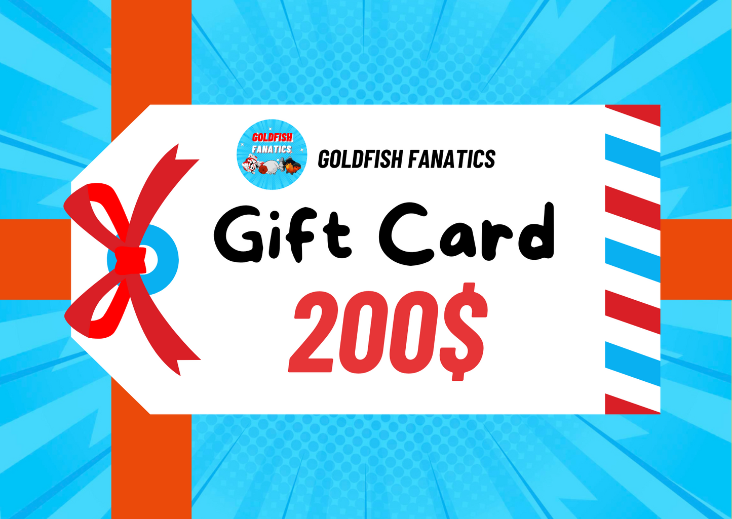 Goldfish Fanatics Gift Card (Get Extra 10%)